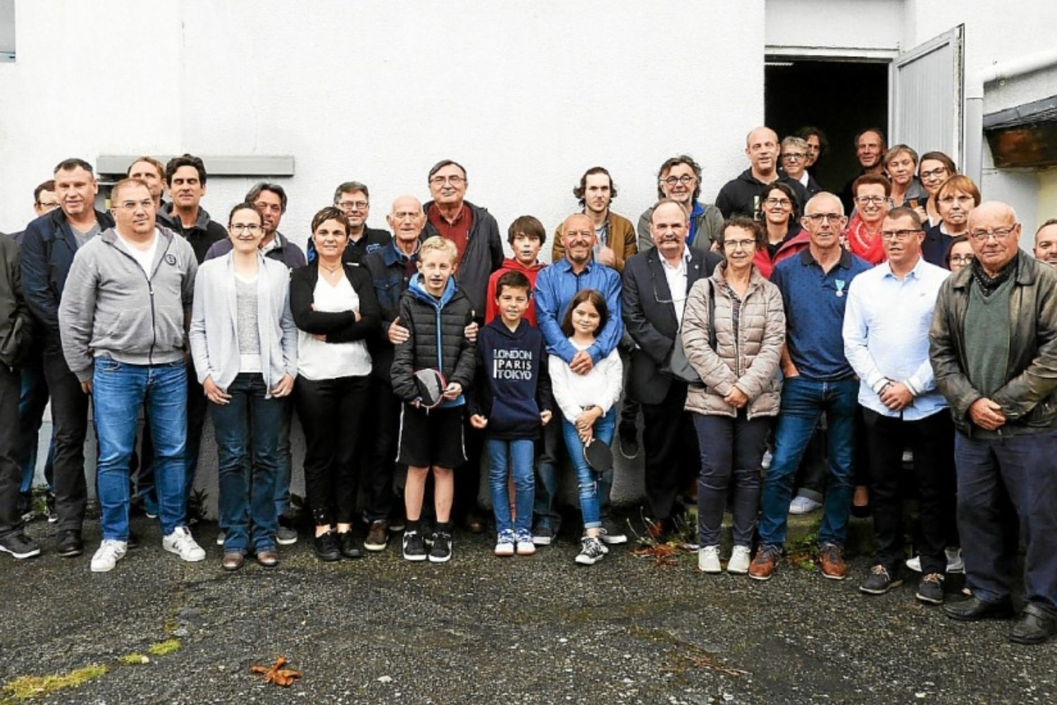 Assemblée générale avec les pongistes, les élus et les familles