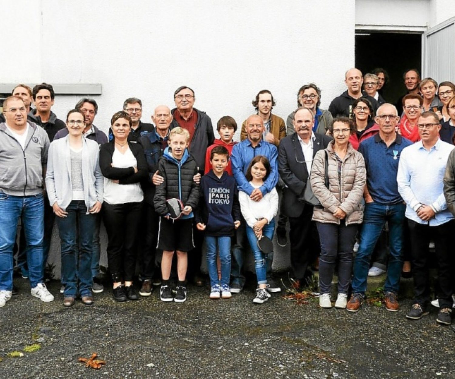 Assemblée générale avec les pongistes, les élus et les familles