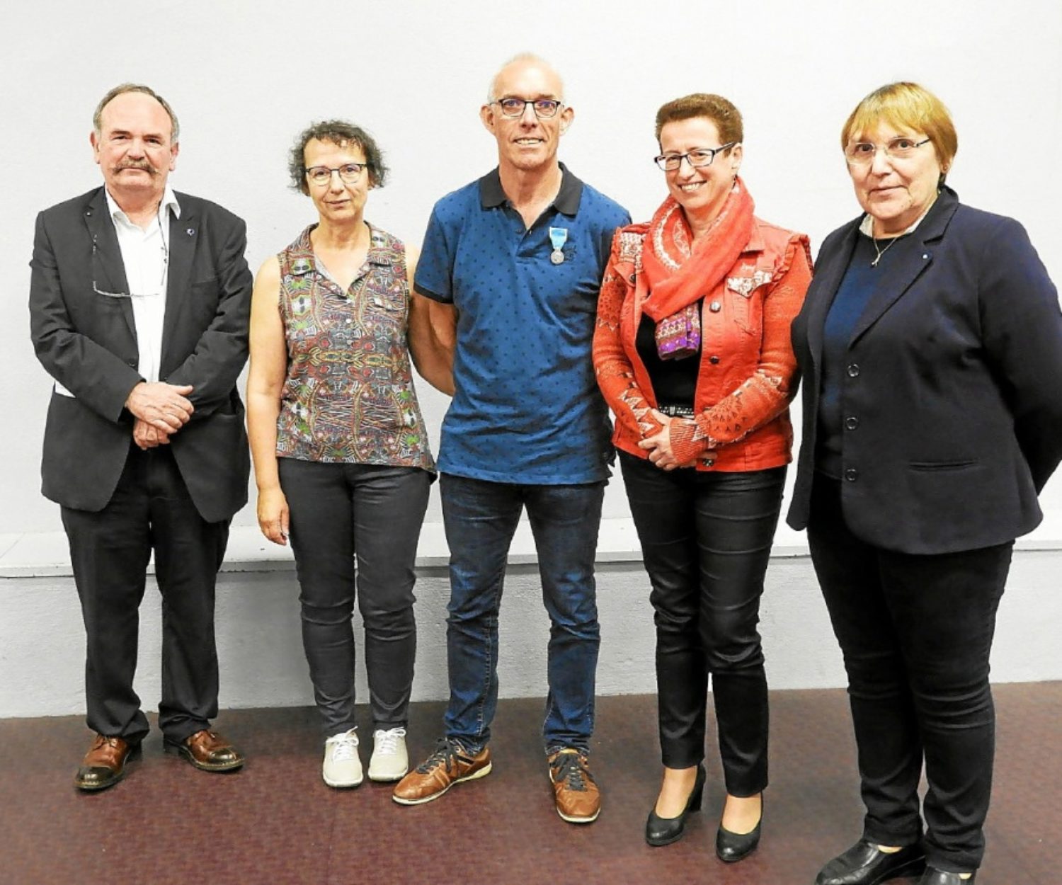 Remise médaille Gérard Le Pape