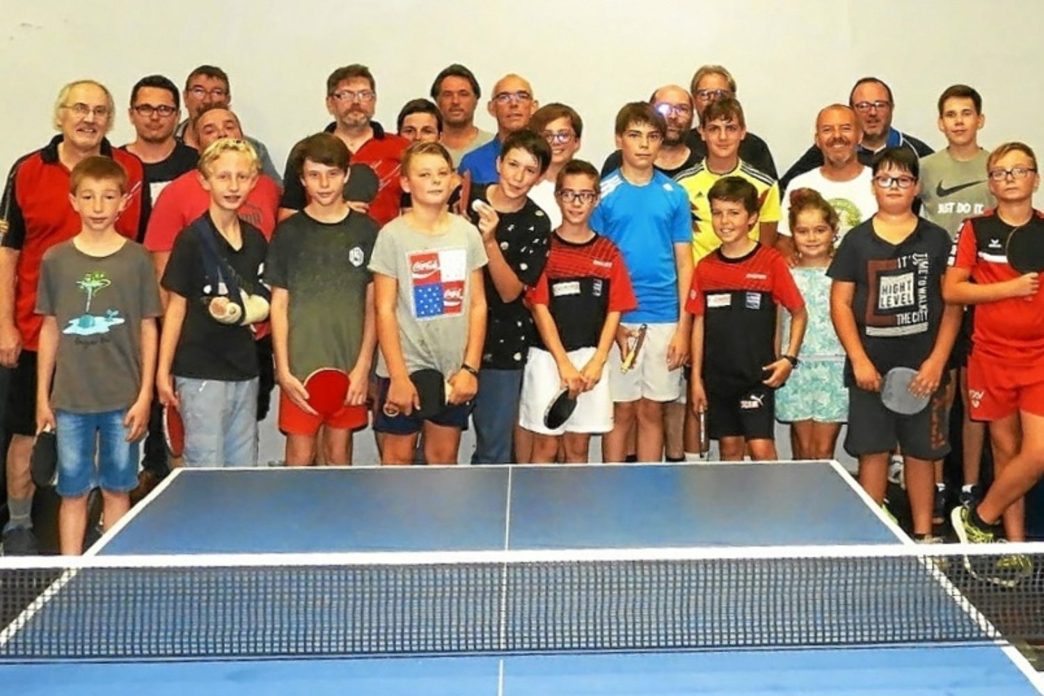 Les joueurs du tournoi communal 2019