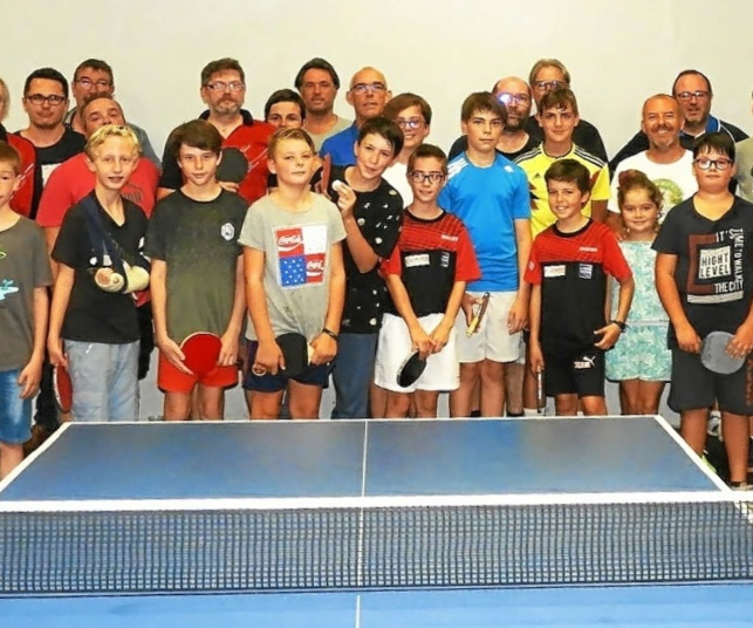 Les joueurs du tournoi communal 2019